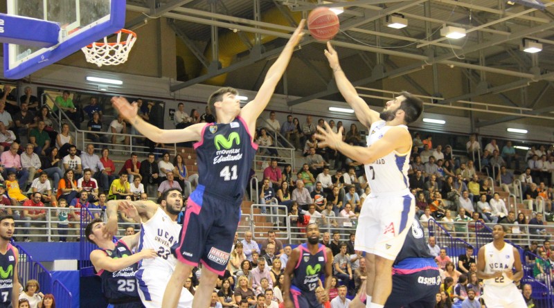 Campazzo durante el partido ante el Getafe. Foto: UCAM Murcia